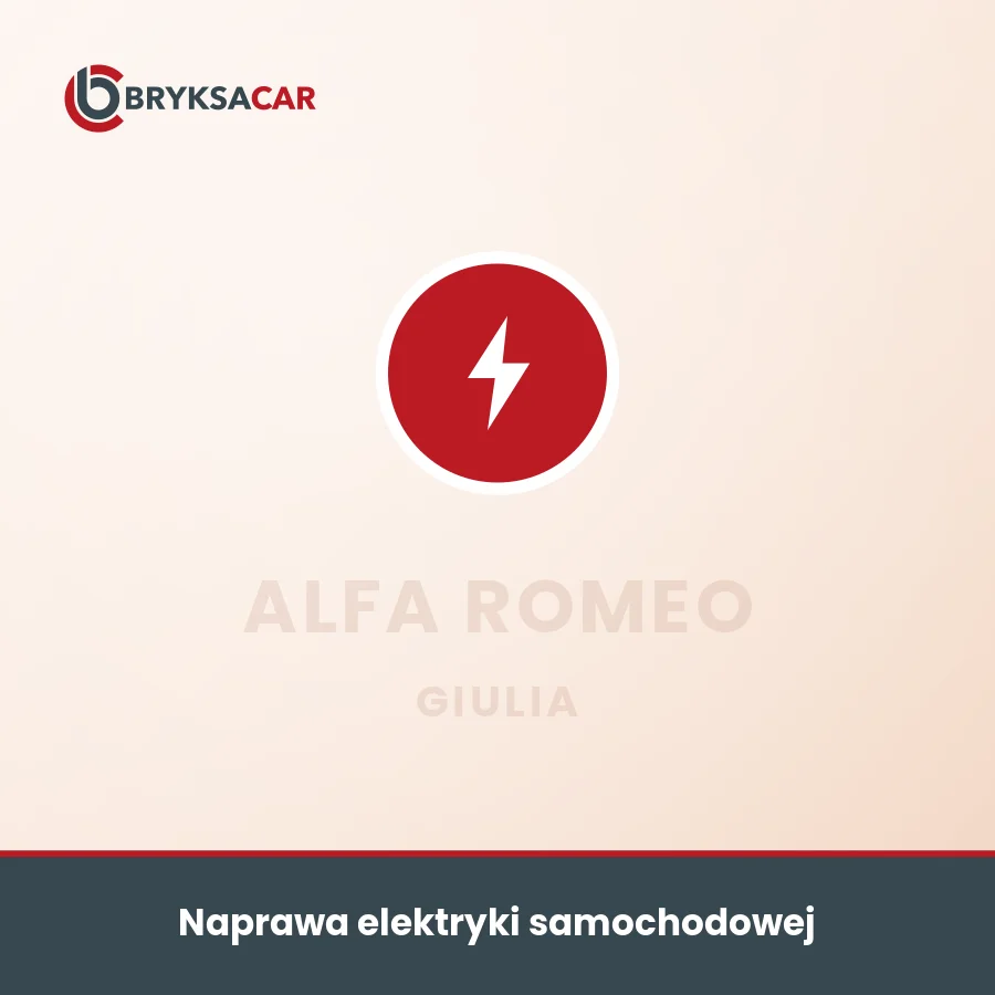 Naprawa elektryki samochodowej Alfa Romeo Giulia – serwis samochodowy