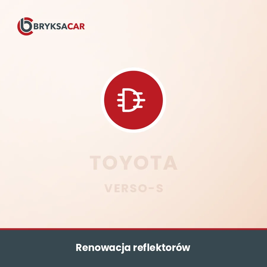 Renowacja reflektorów Toyota Verso-S – serwis samochodowy