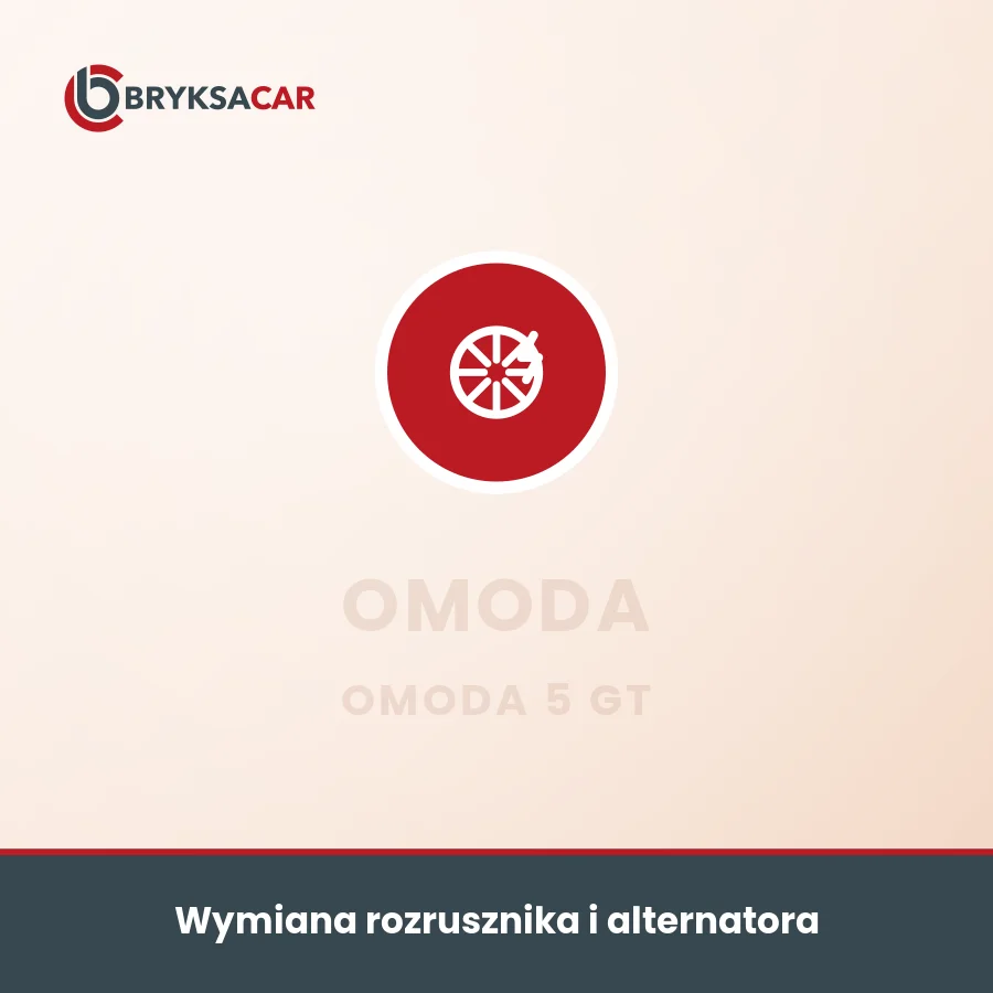 Wymiana rozrusznika i alternatora Omoda 5 GT – serwis samochodowy
