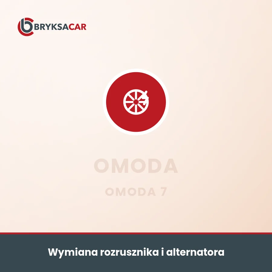Wymiana rozrusznika i alternatora Omoda 7 – serwis samochodowy