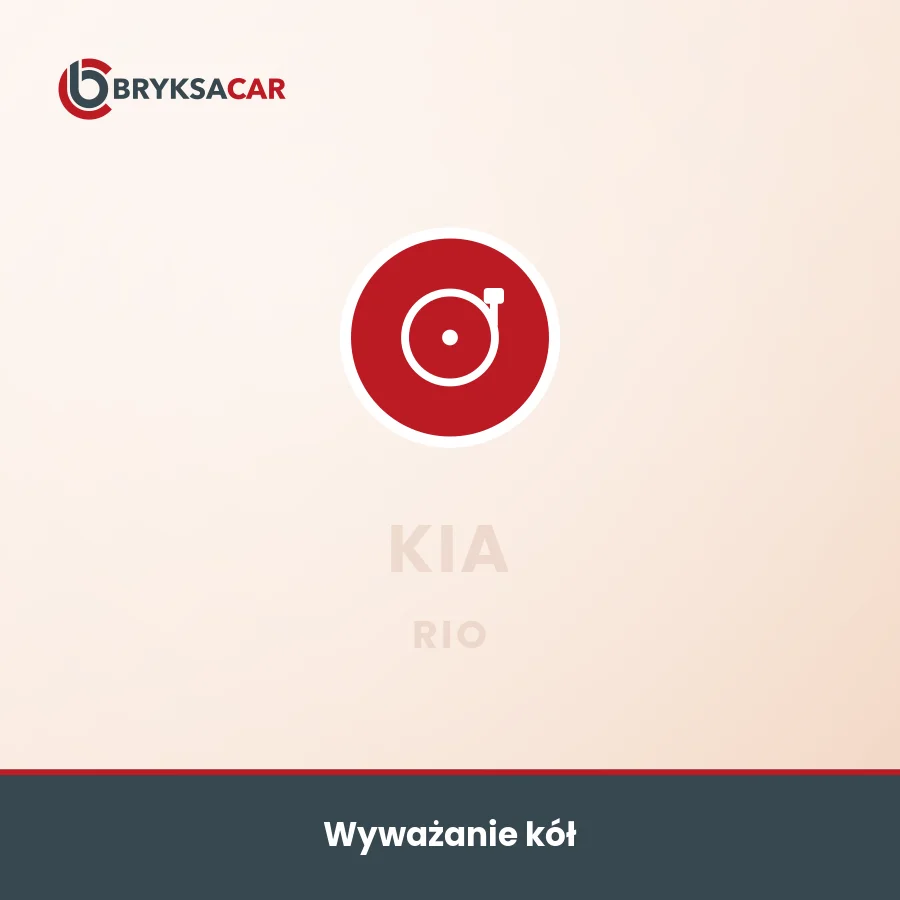 Wyważanie kół Kia Rio – serwis samochodowy