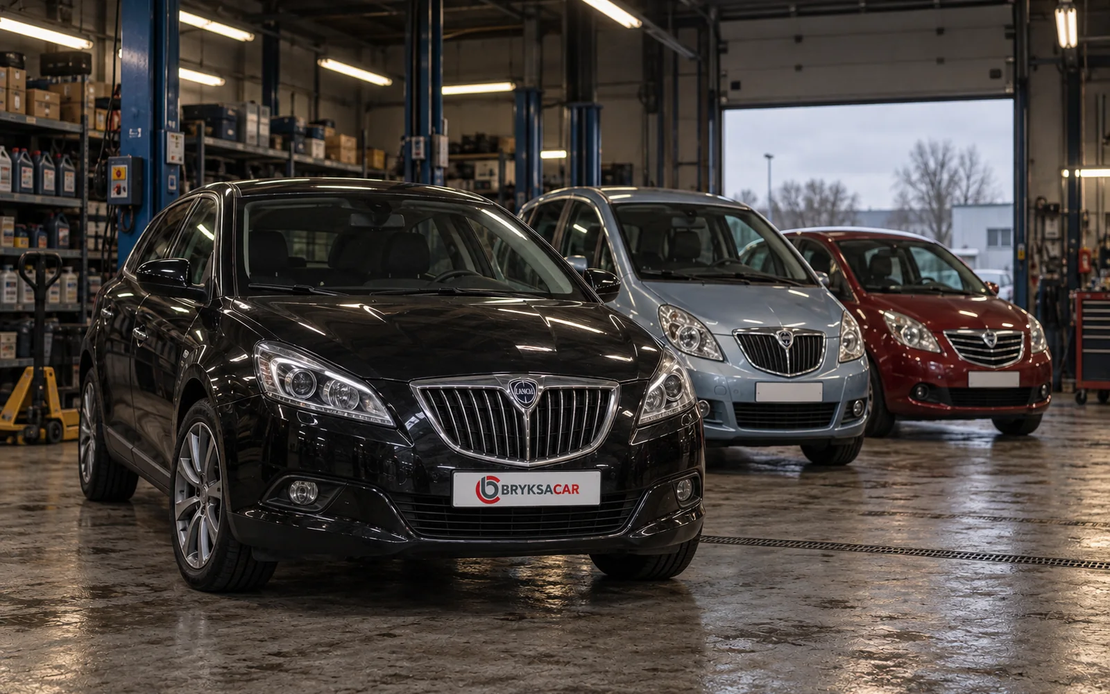 Lancia Delta, Musa i Ypsilon w hali warsztatu