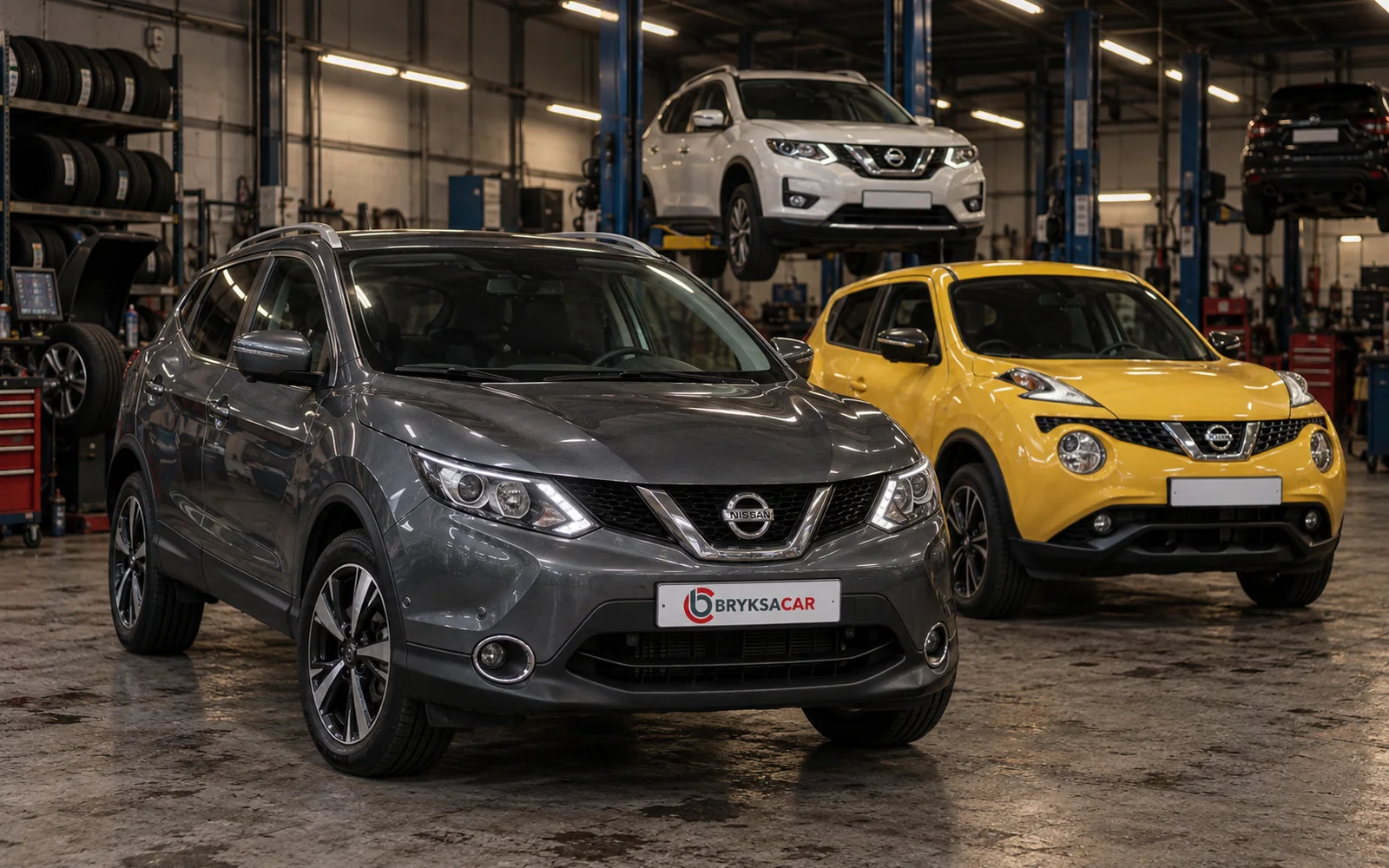 Nissan Qashqai, Juke i X-Trail w hali warsztatu
