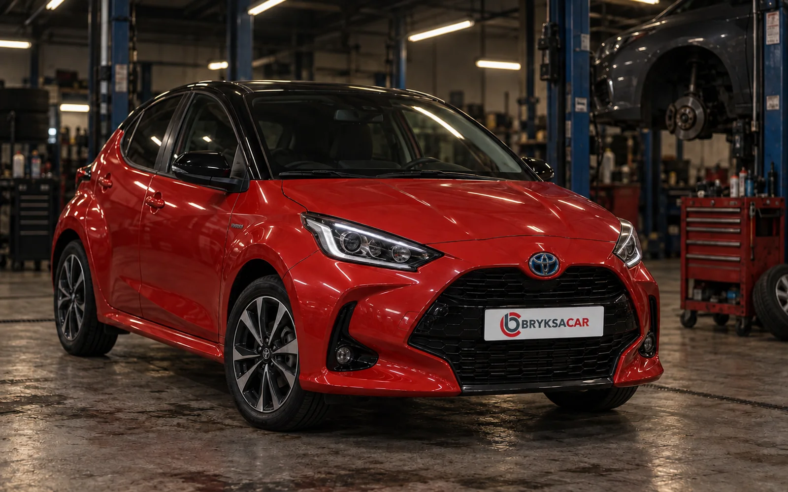 Toyota Yaris w hali warsztatu