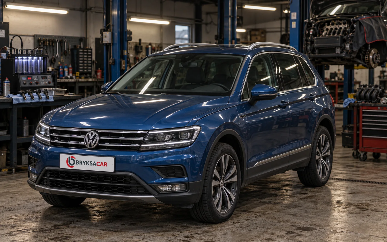 Volkswagen Tiguan w hali warsztatu